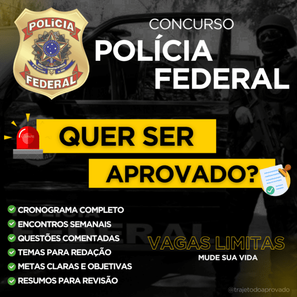 Mentoria Objetiva POLÍCIA FEDERAL (PF) - Do ZERO à APROVAÇÃO